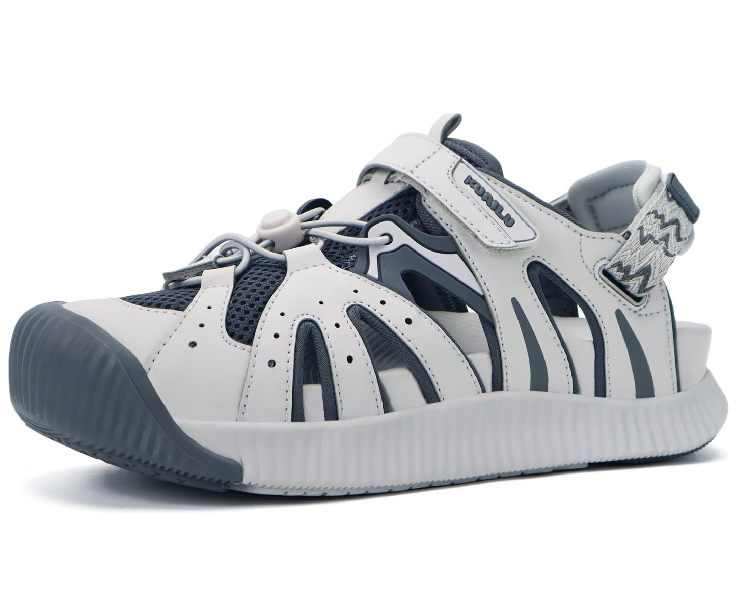 KuaiLu Womens Closed Toe Hiking Sandals with Orthopedic Arch Support Comfortable Cushion Breathable Summer Outdoor Walking Sandles Beach Travel Adjustable Fisherman Water Shoes
