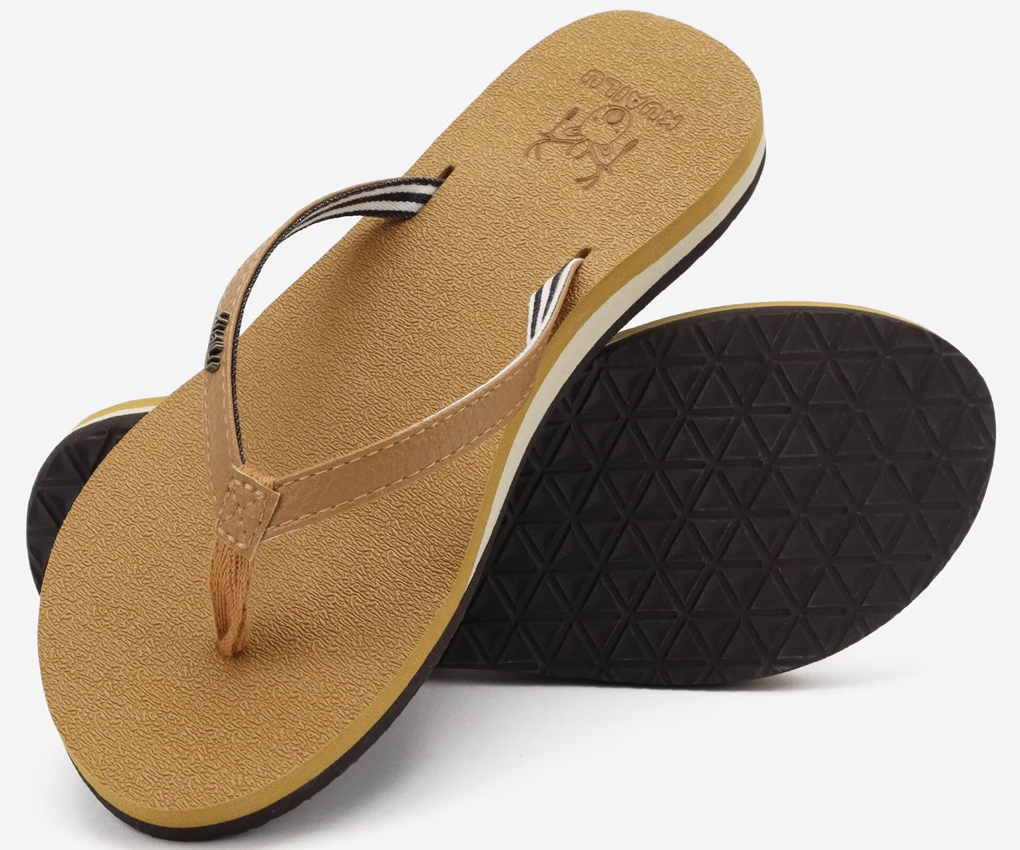 KuaiLu Womens Arch Support Flip Flops Comfortable Yoga Mat Slip on Summer Beach Walking Thong Cushion Sandals