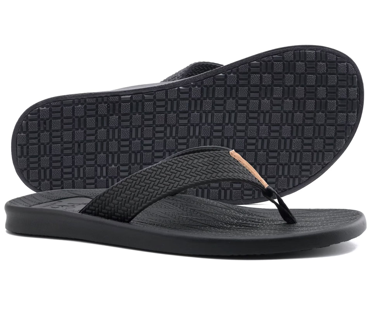 KuaiLu Mens Flip Flops Arch Support Comfortable Cushion Walking Waterproof Thong Sandals Lightweight Yoga Foam Summer Beach