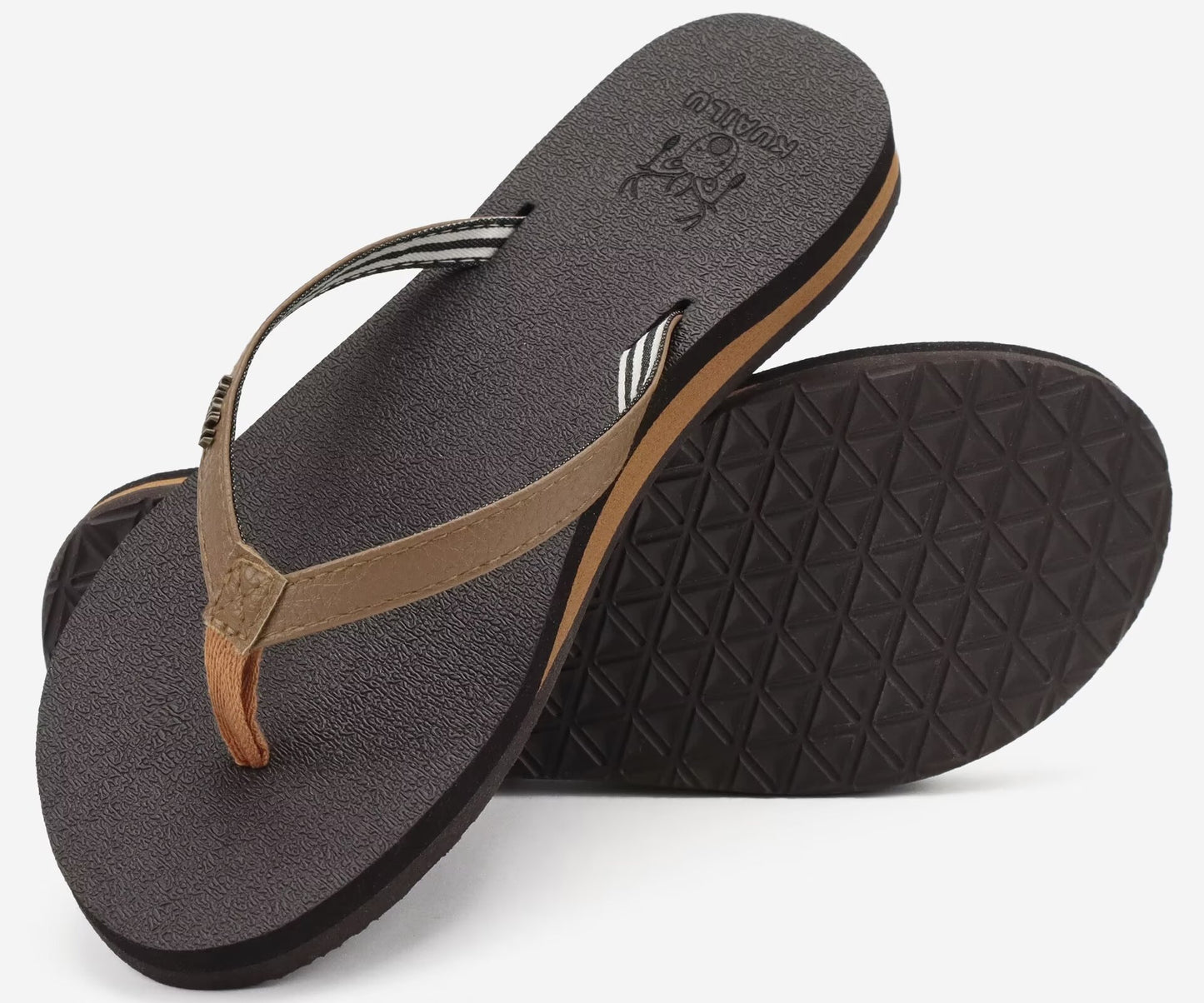 KuaiLu Womens Arch Support Flip Flops Comfortable Yoga Mat Slip on Summer Beach Walking Thong Cushion Sandals