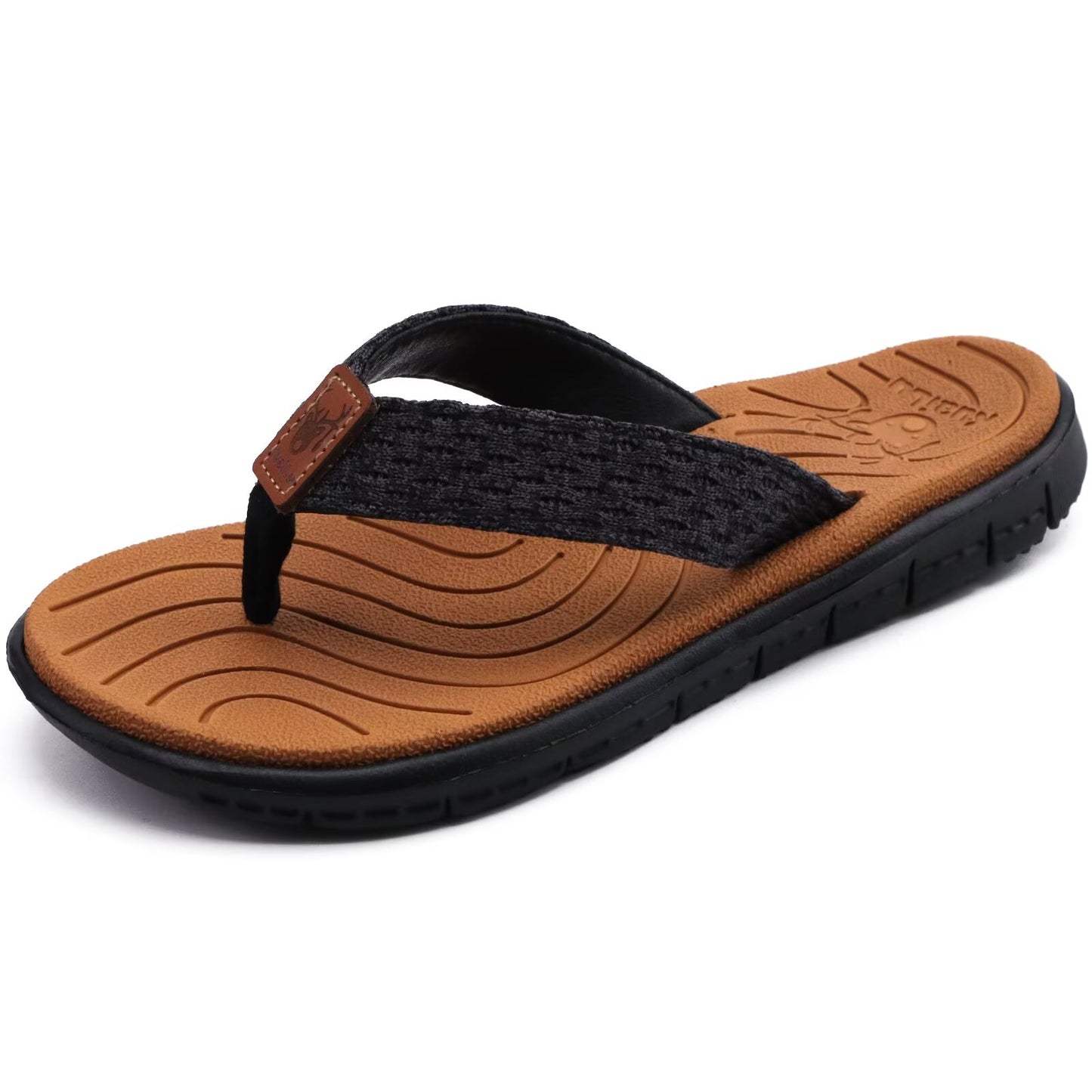 KuaiLu Womens Casual Flip Flops Yoga Mat Comfortable Cushion Arch Support Walking Thong Sandals Lightweight Non-Slip