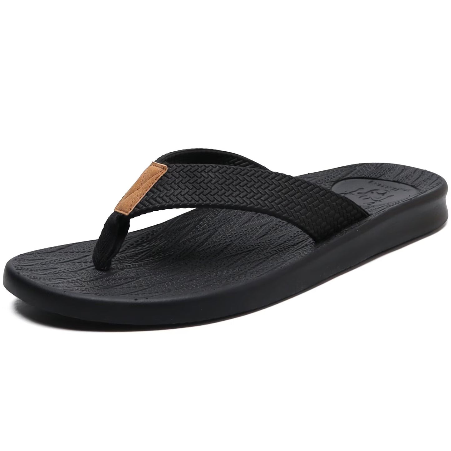 KuaiLu Mens Flip Flops Arch Support Comfortable Cushion Walking Waterproof Thong Sandals Lightweight Yoga Foam Summer Beach