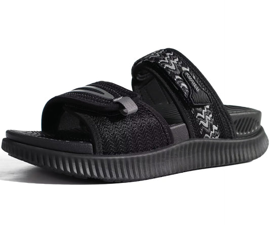 KuaiLu Womens Fashion Orthotic Slides Ladies Athletic Thick Cushion Recovery Sandals Adjustable Strap Slip On Walking Sandles With Comfortable Plantar Fasciitis Arch Support